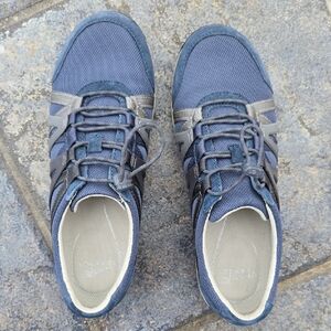 Dansko Blue and Gray Women's "Henriette" Sneaker, Size 38